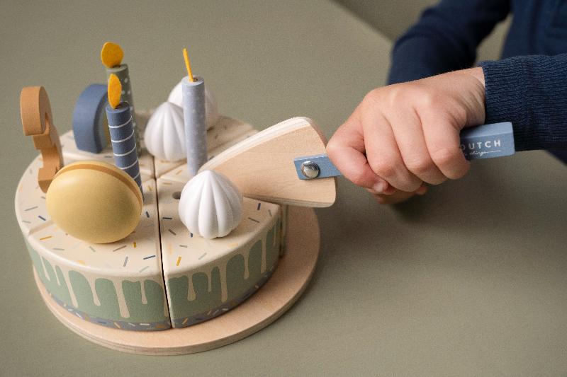 Gâteau d'anniversaire Bleu - Little Dutch