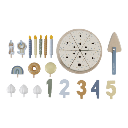 Gâteau d'anniversaire Bleu - Little Dutch