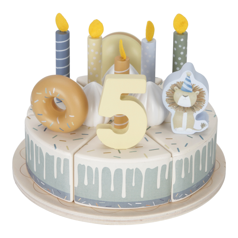 Gâteau d'anniversaire Bleu - Little Dutch