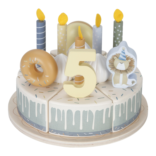 Gâteau d'anniversaire Bleu - Little Dutch