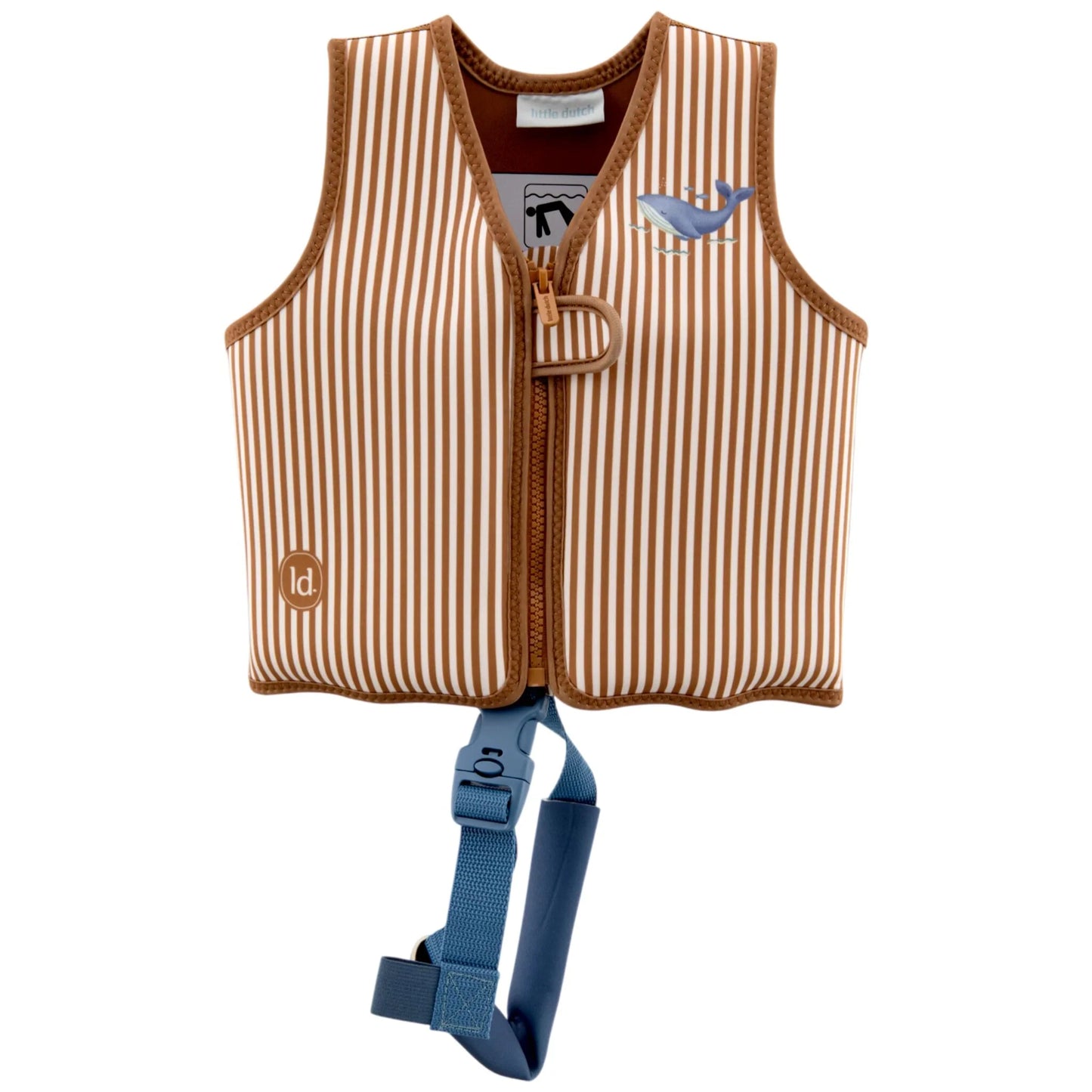 Gilet de sauvetage - Marron - Ocean World - 2-3 Ans - Little dutch