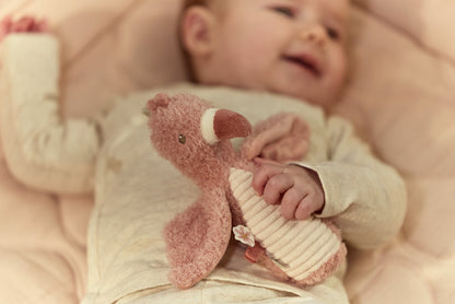 Hochet peluche Flamant Rose - Safari Friends - Little Dutch