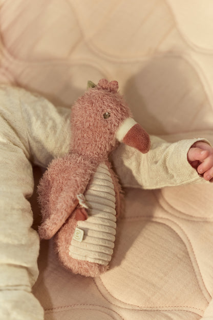 Hochet peluche Flamant Rose - Safari Friends - Little Dutch