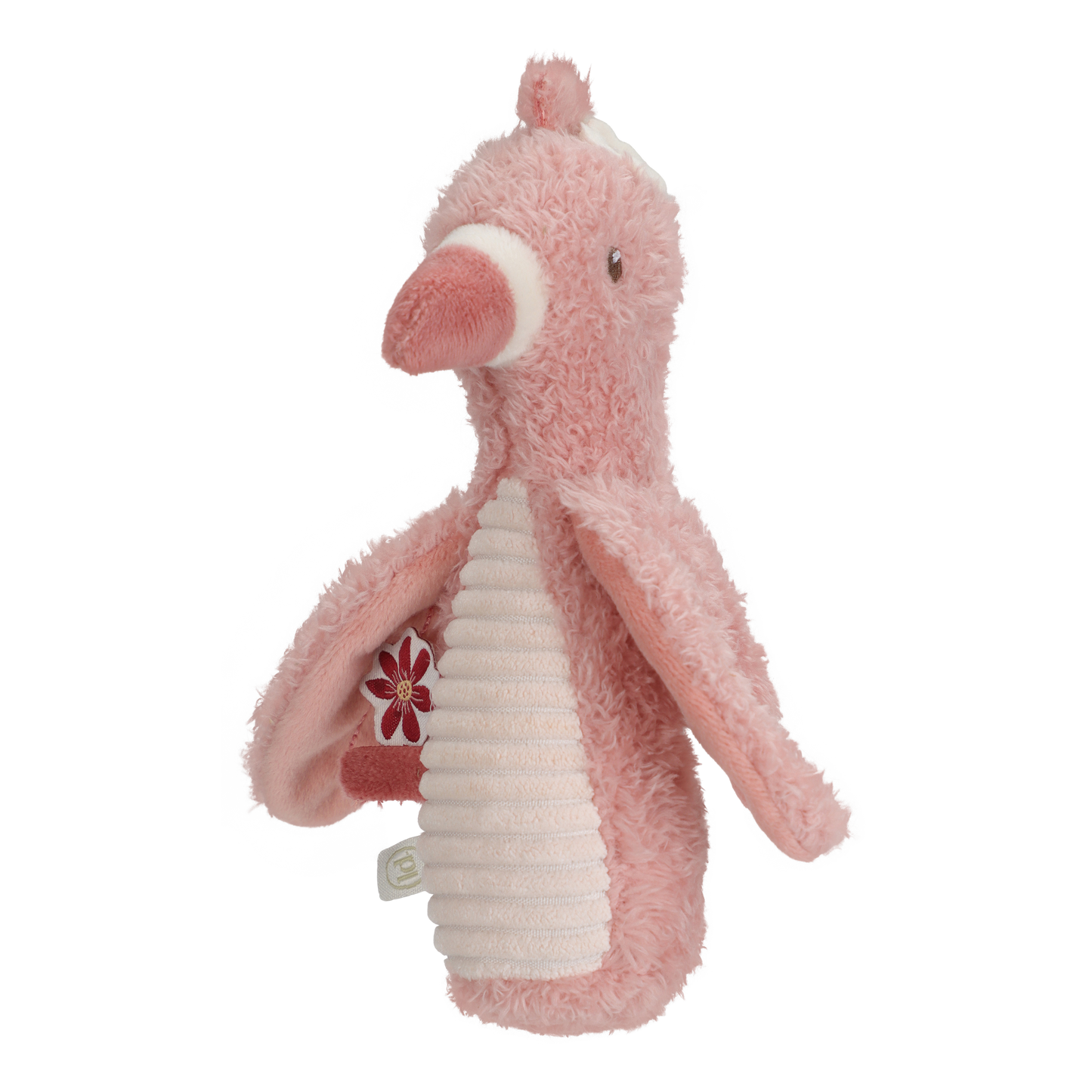 Hochet peluche Flamant Rose - Safari Friends - Little Dutch