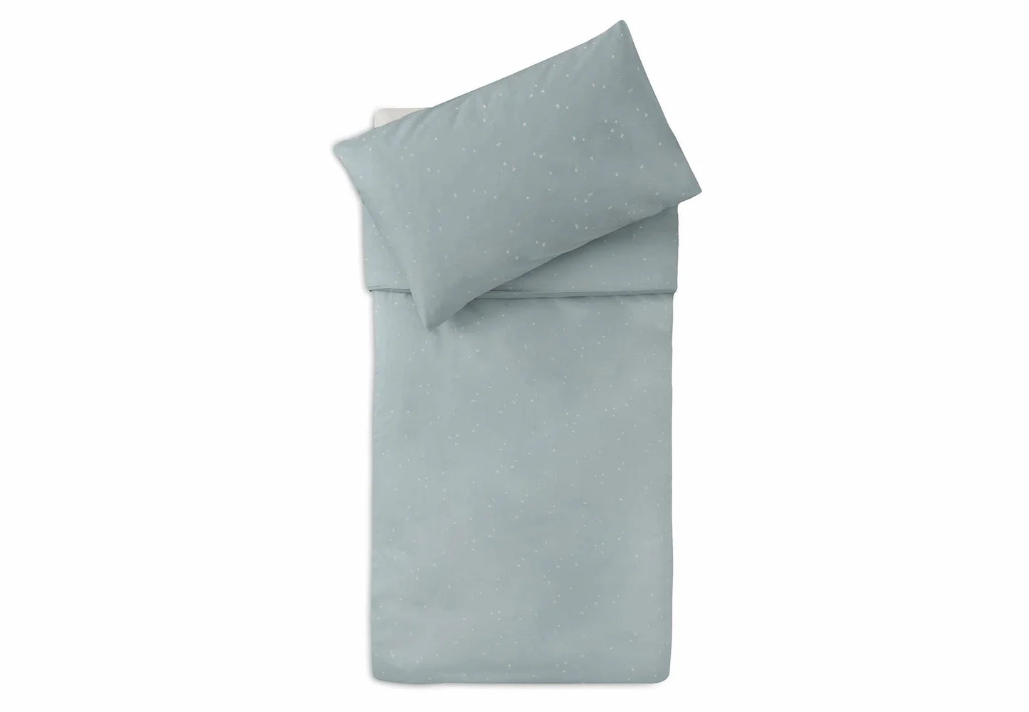 Housse de couette et taie 100x140cm Twinkling Sea Green - Jollein