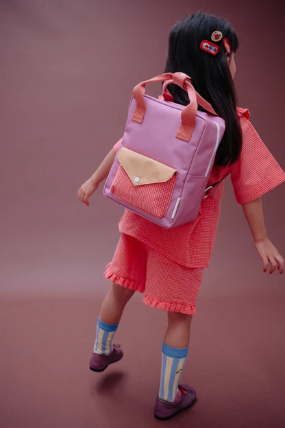 Petit sac à dos | enveloppe | rose rose| Sticky Lemon