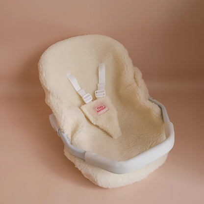 Capsule de siège d’auto Tiny Harlow Dolls  #Sherpa crème
