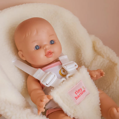 Capsule de siège d’auto Tiny Harlow Dolls  #Sherpa crème