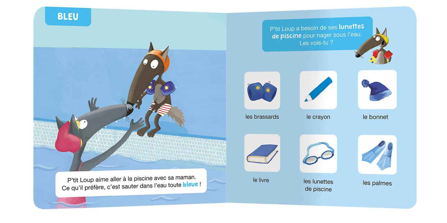 J'apprends avec P'tit Loup - Les couleurs - Auzou
