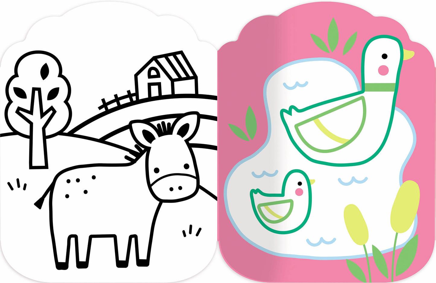 Je colorie sans dépasser - Les animaux de la ferme - Auzou