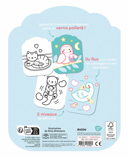 Je colorie sans dépasser - Les bébés animaux - Auzou