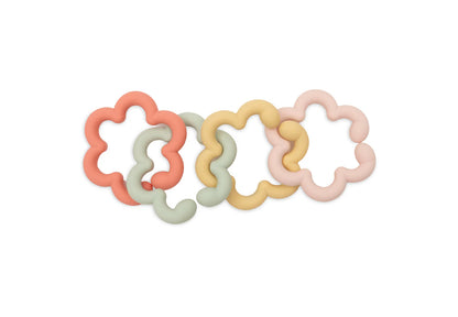 Jeu d'anneaux de dentition Flowers - Jollein