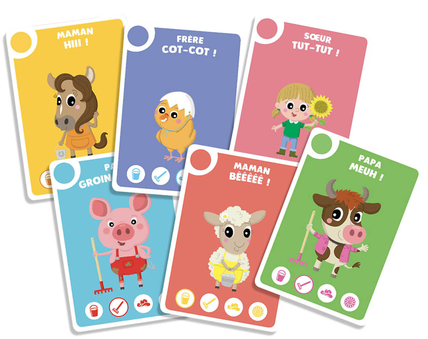 Jeu de cartes - Mon premier jeu de 6 familles - Jeu Auzou