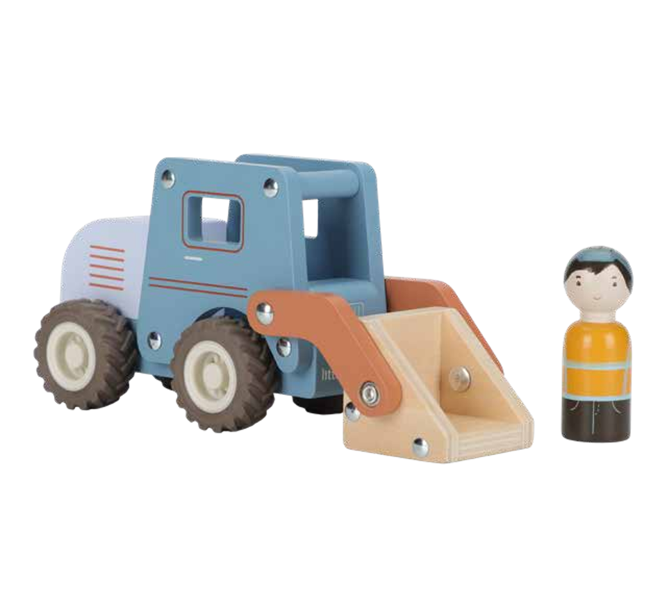 Jouet en bois #Pelleteuse little dutch