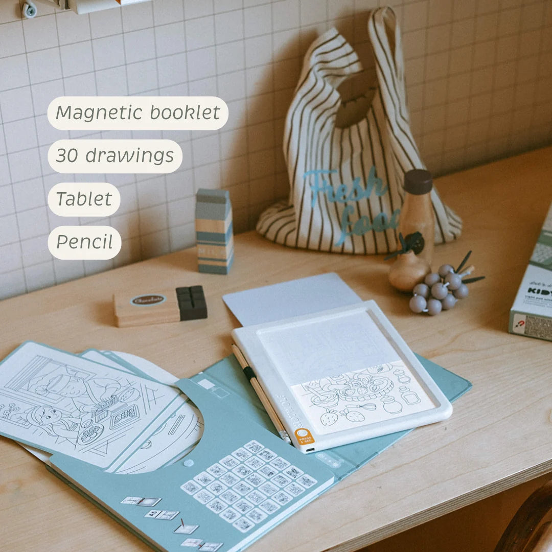 K-DRAW-PAD – Tablette à dessin lumineuse Food – Kidywolf