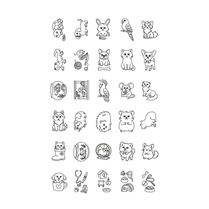 KIDYDRAW-MINI Animaux – Tablette à dessin LCD – Kidywolf