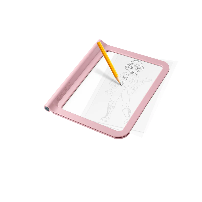 KIDYDRAW-PRO - Tablette lumineuse rose