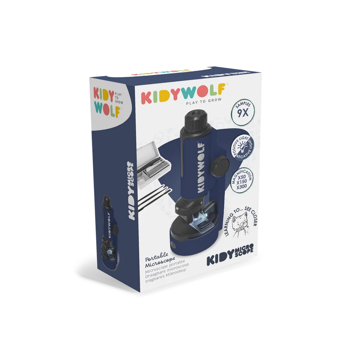 KIDYMICROSCOPE – Microscope portable dès 8 ans – Kidywolf