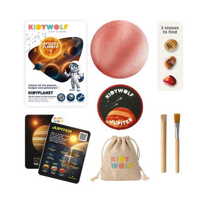 KIDYPLANET – Boîte mystère planète à creuser – Kidywolf