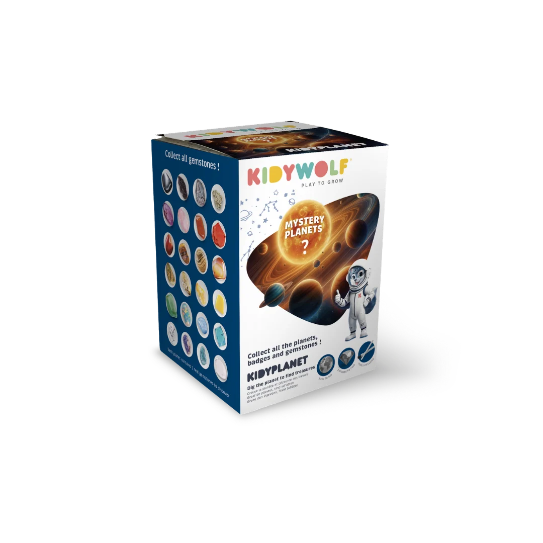KIDYPLANET – Boîte mystère planète à creuser – Kidywolf