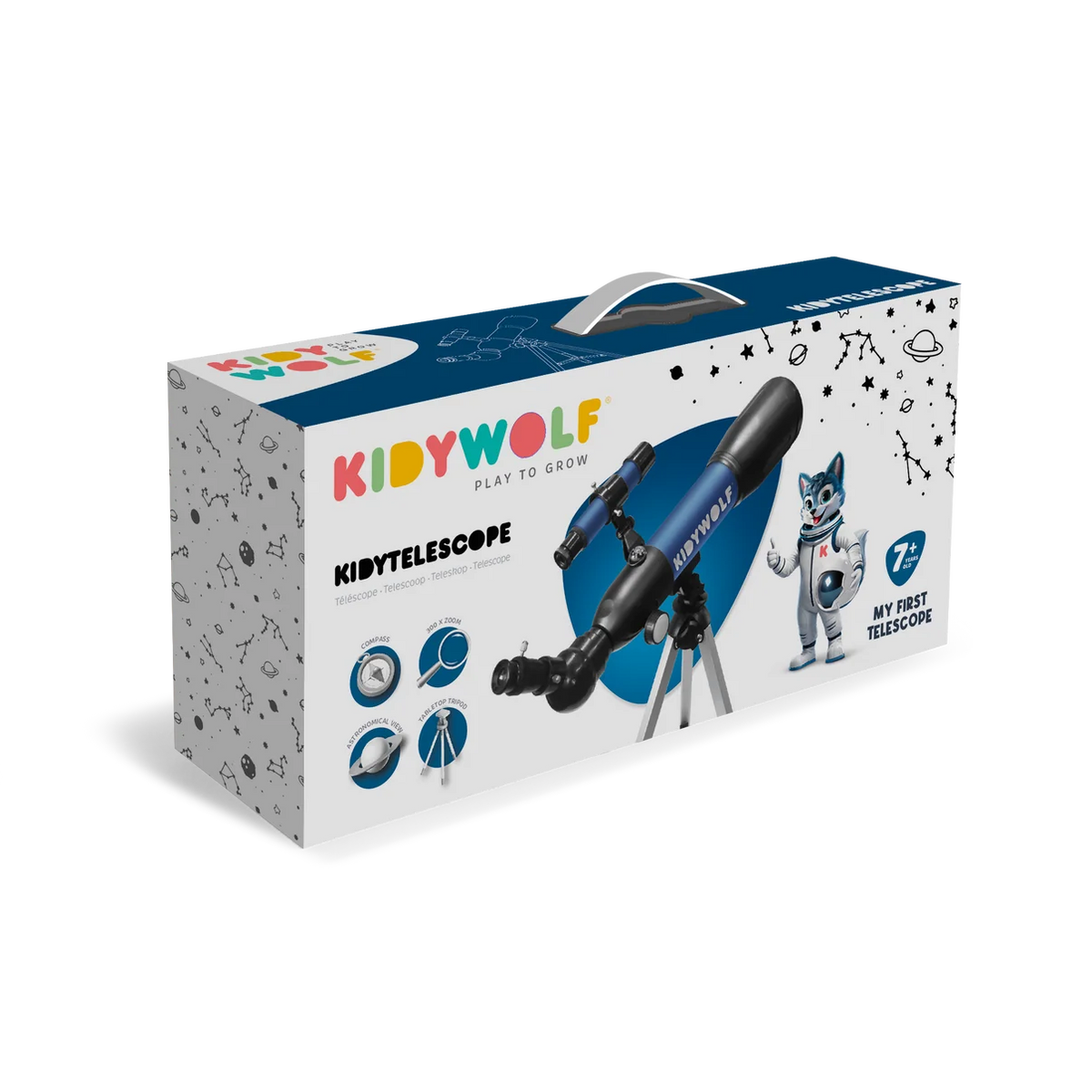 KIDYTELESCOPE – Télescope astronomique dès 7 ans – Kidywolf