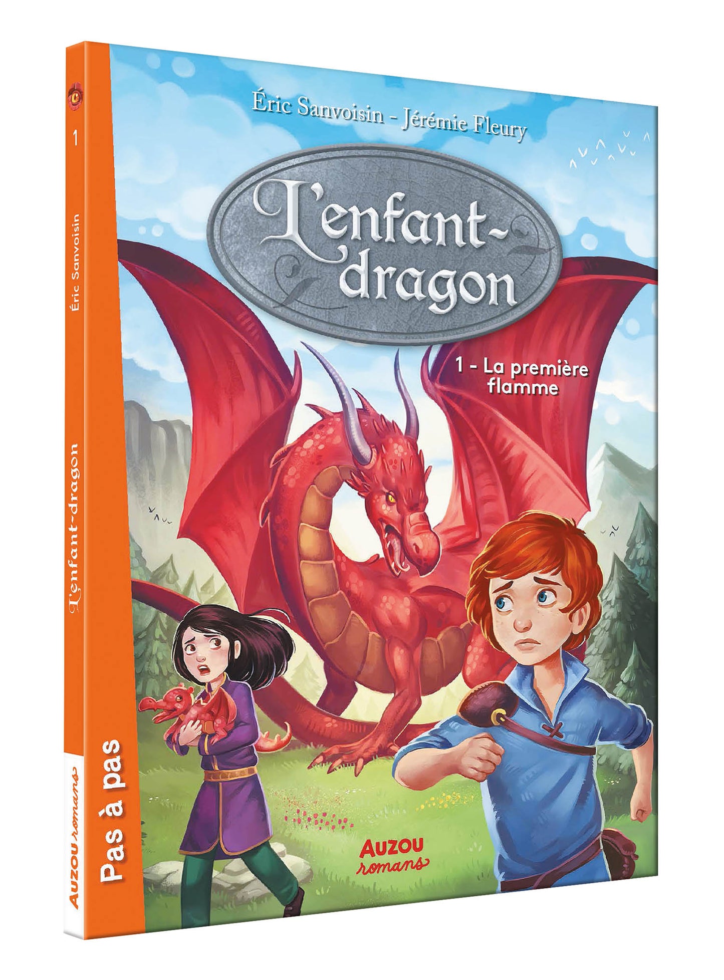 L'enfant dragon - La première flamme - Livre Auzou