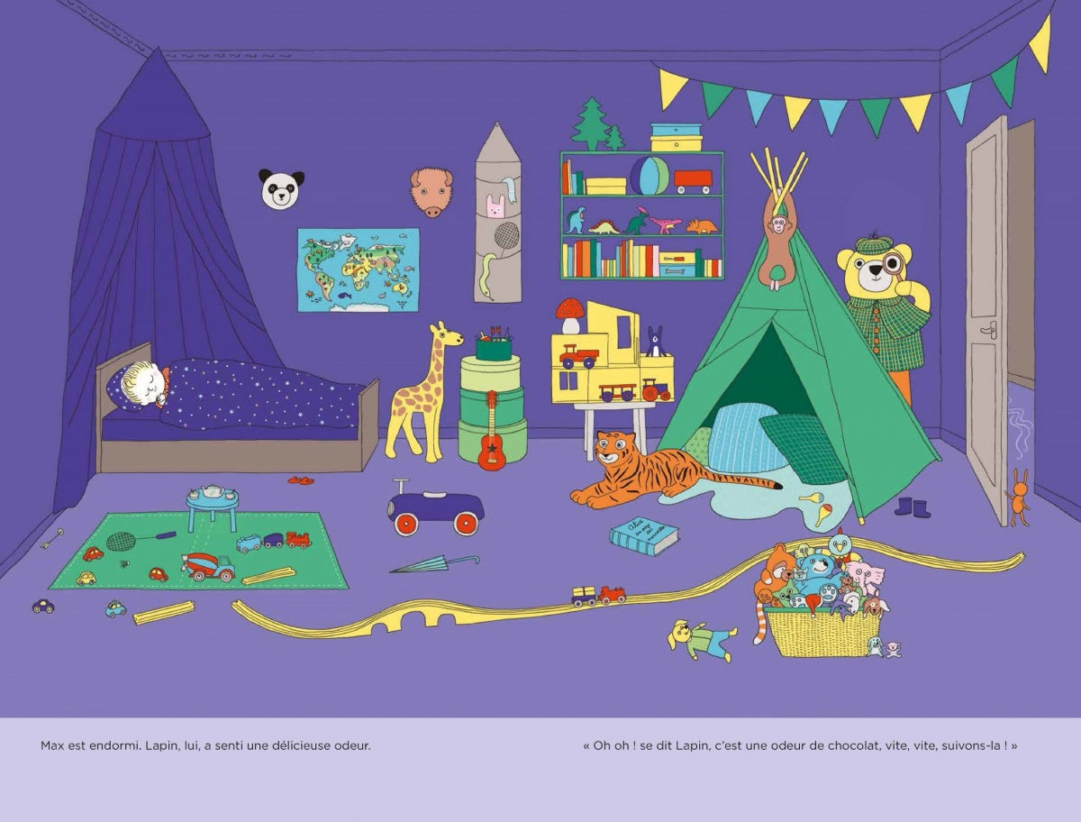 La course au chocolat - Max et lapin - Grand album dès 2 ans