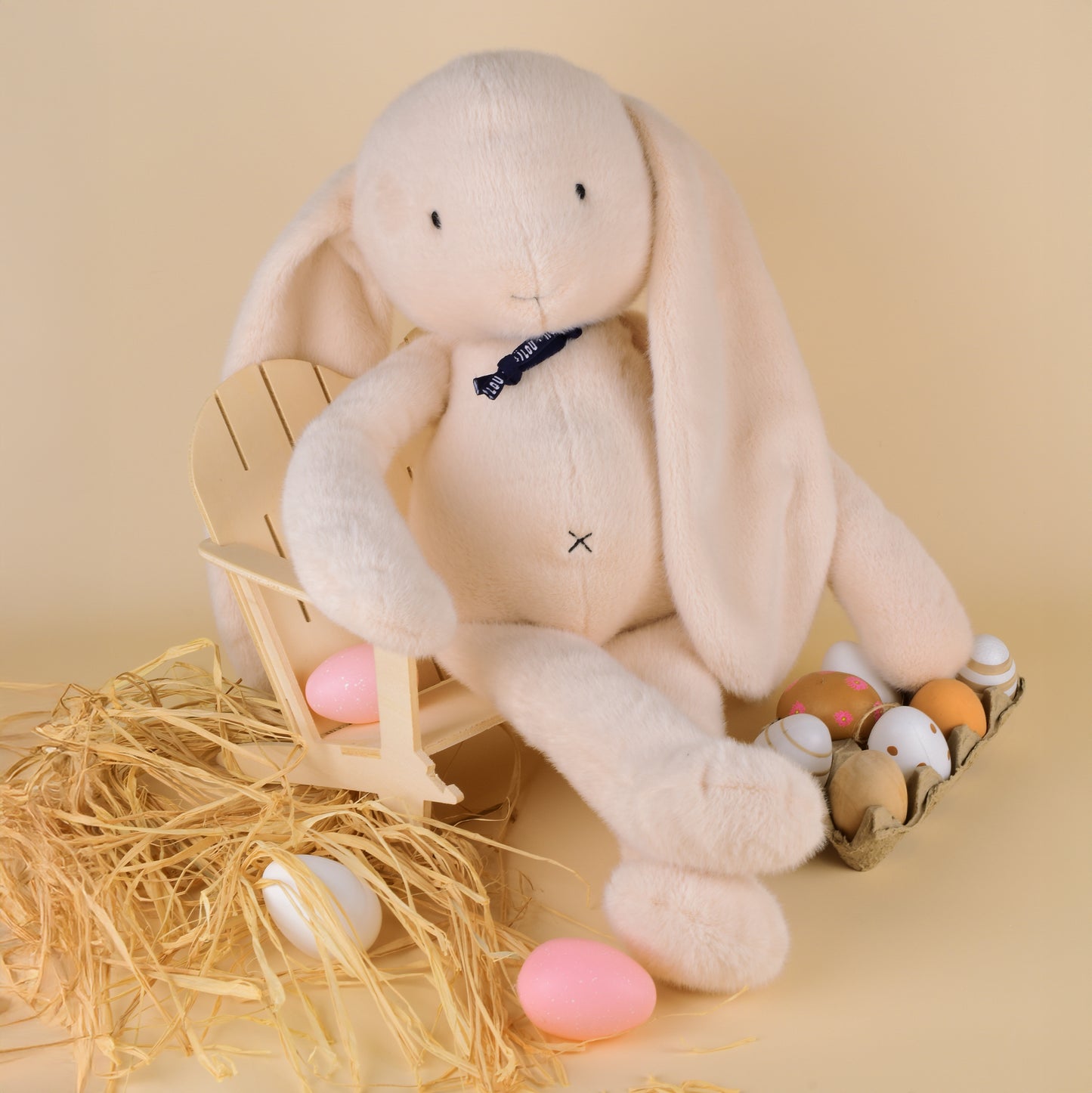 Lapin Méloé 37cm - Beige - Mailou