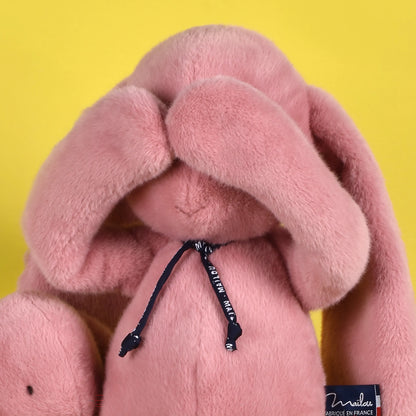 Lapin Méloé 37cm - Rosé- Mailou