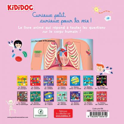 Le grand Kididoc du corps humain - Livre pop-up - dès 4 ans - Nathan