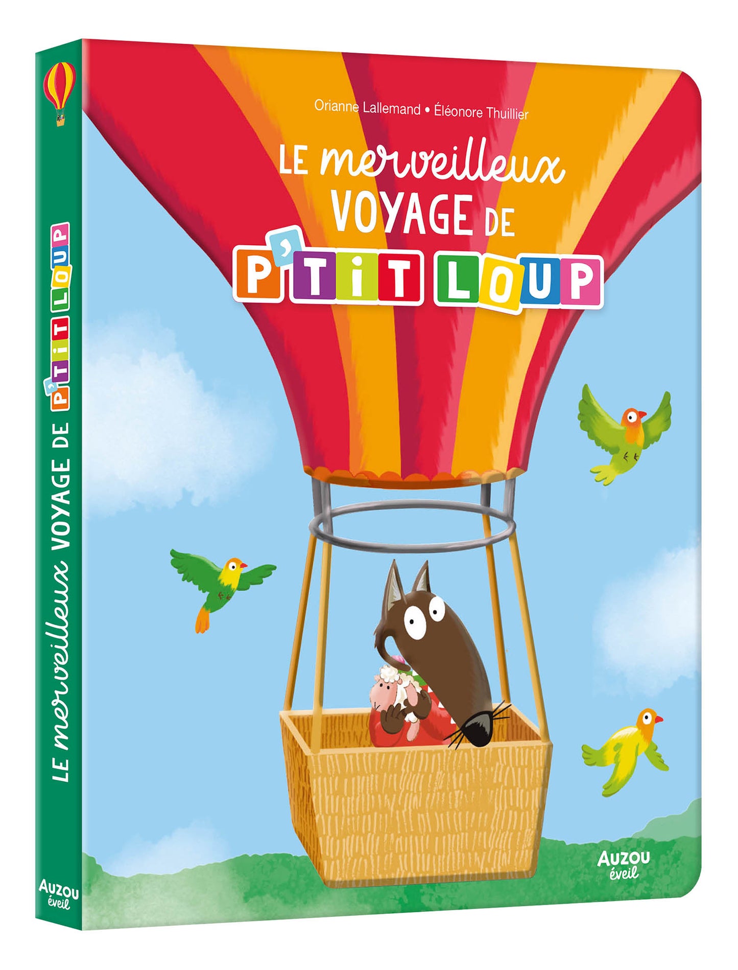 Le merveilleux voyage de p'tit loup - Livre Auzou