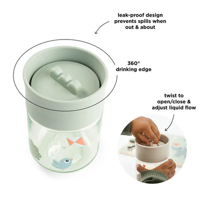 Tasse d'apprentissage 360° - Terrain de jeux - Vert -  Done by deer