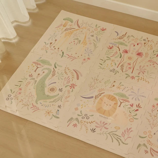 Tapis de jeu en mousse XL Safari Friends – Little Dutch