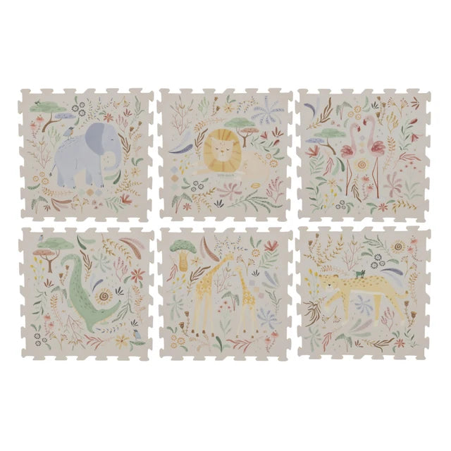 Tapis de jeu en mousse XL Safari Friends – Little Dutch