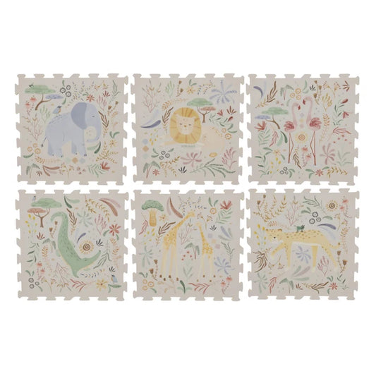 Tapis de jeu en mousse XL Safari Friends – Little Dutch