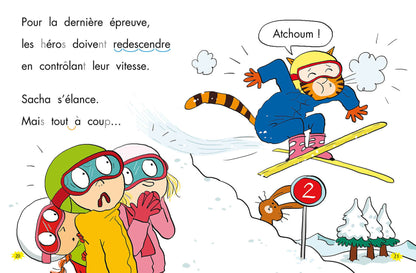 Les héros du CP – Niveau 2 : Panique au ski, livre Auzou