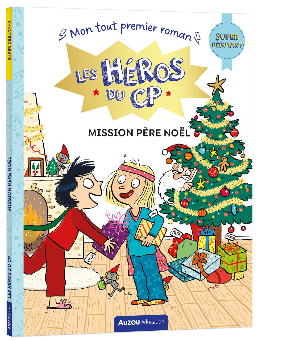 Les héros du CP – Super débutant : Mission Père Noël, livre Auzou