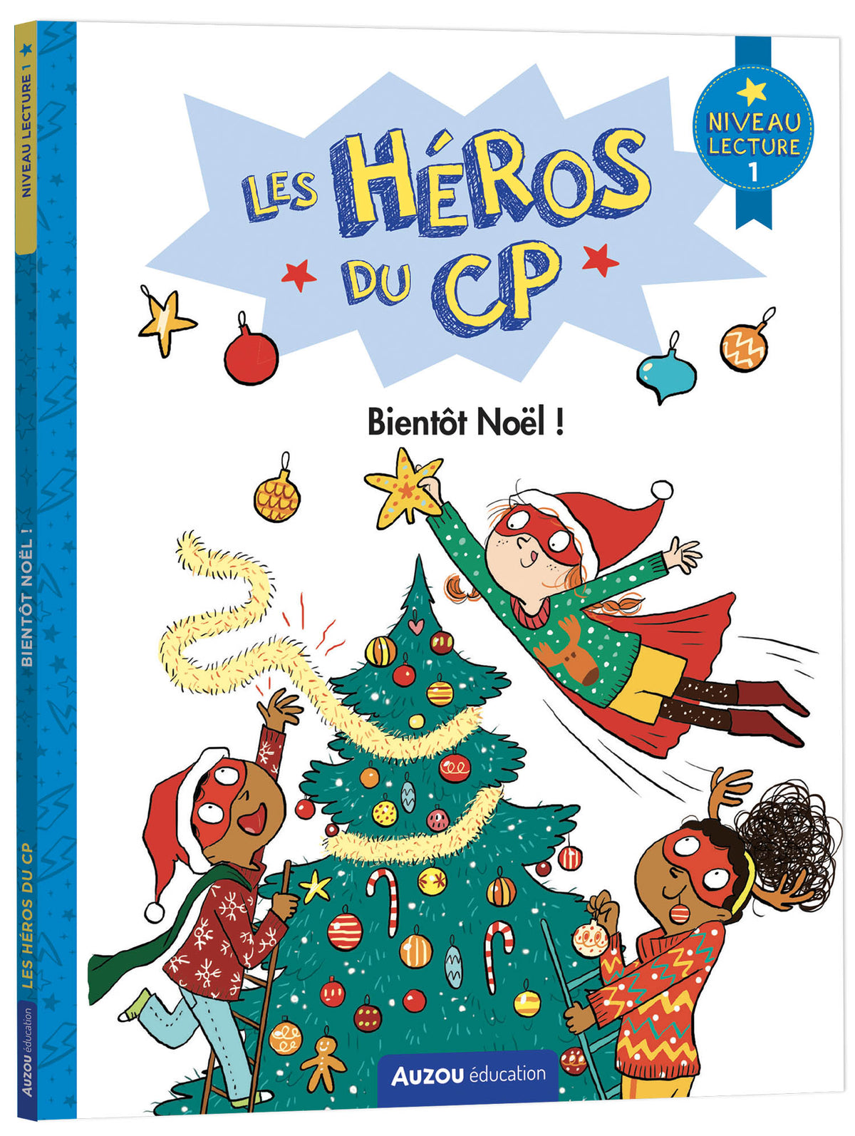 Les héros du CP – Niveau 1 : Bientôt Noël, livre Auzou