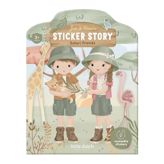 Stickers réutilisables - Safari Friends - Little Dutch
