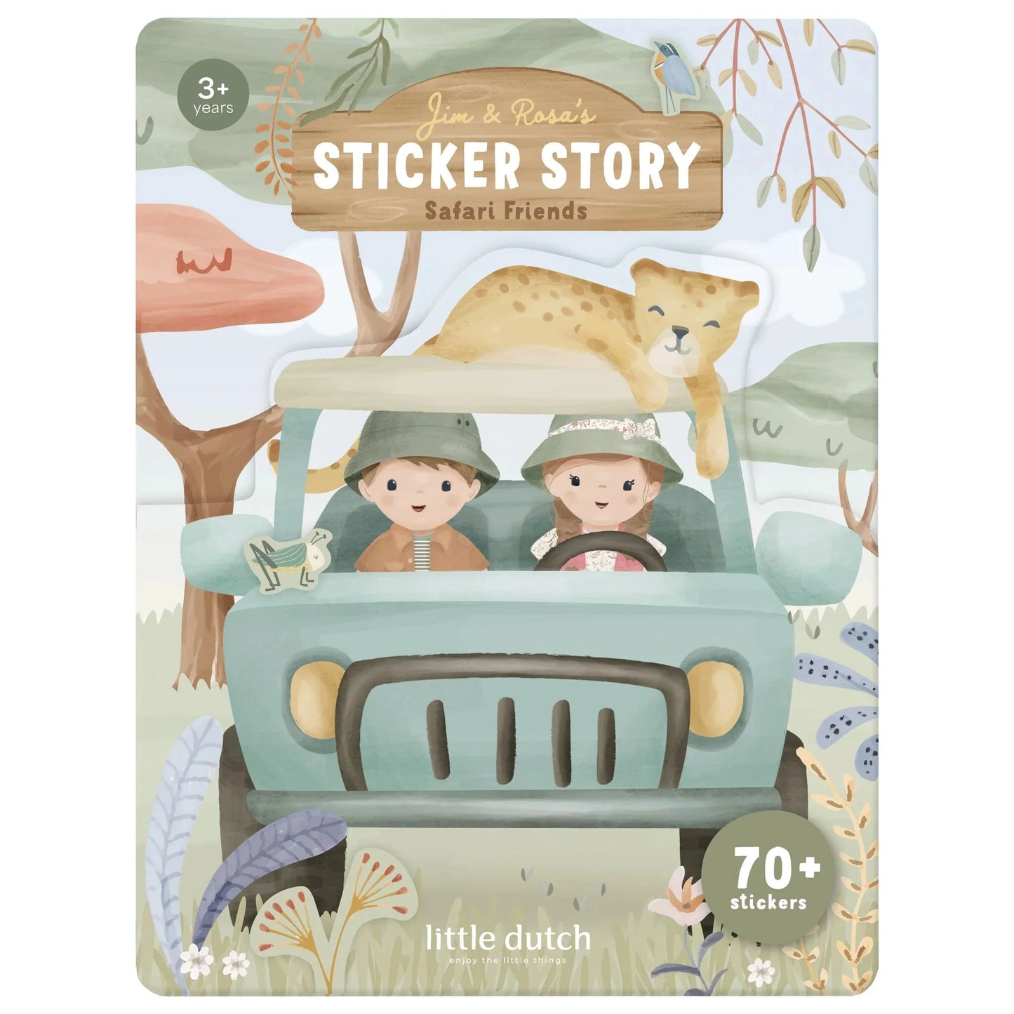Stickers Story- Safari Friends - Little Dutch