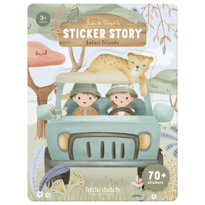 Stickers Story- Safari Friends - Little Dutch