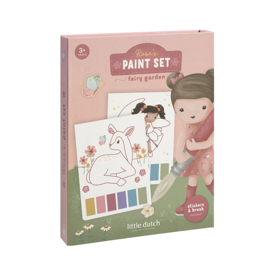 Livre de peinture aquarelle - Fairy Garden- Little Dutch