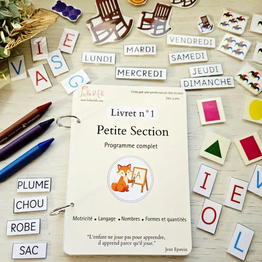 Livret n°1 Petite Section -  Les lots d'Elo