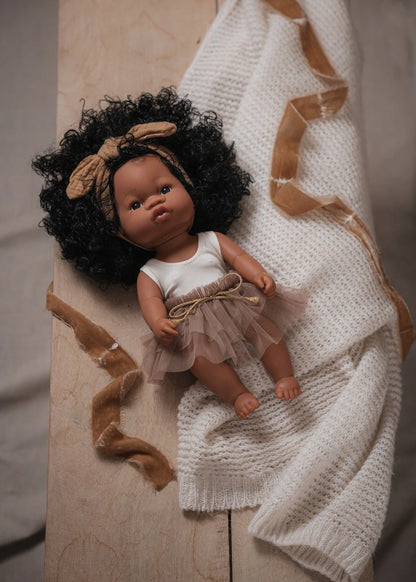 Loreta Ensemble de ballet taupe - Taille 34-36 cm - Mrs Ertha