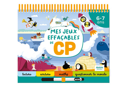 Mes jeux effaçables de CP - Auzou