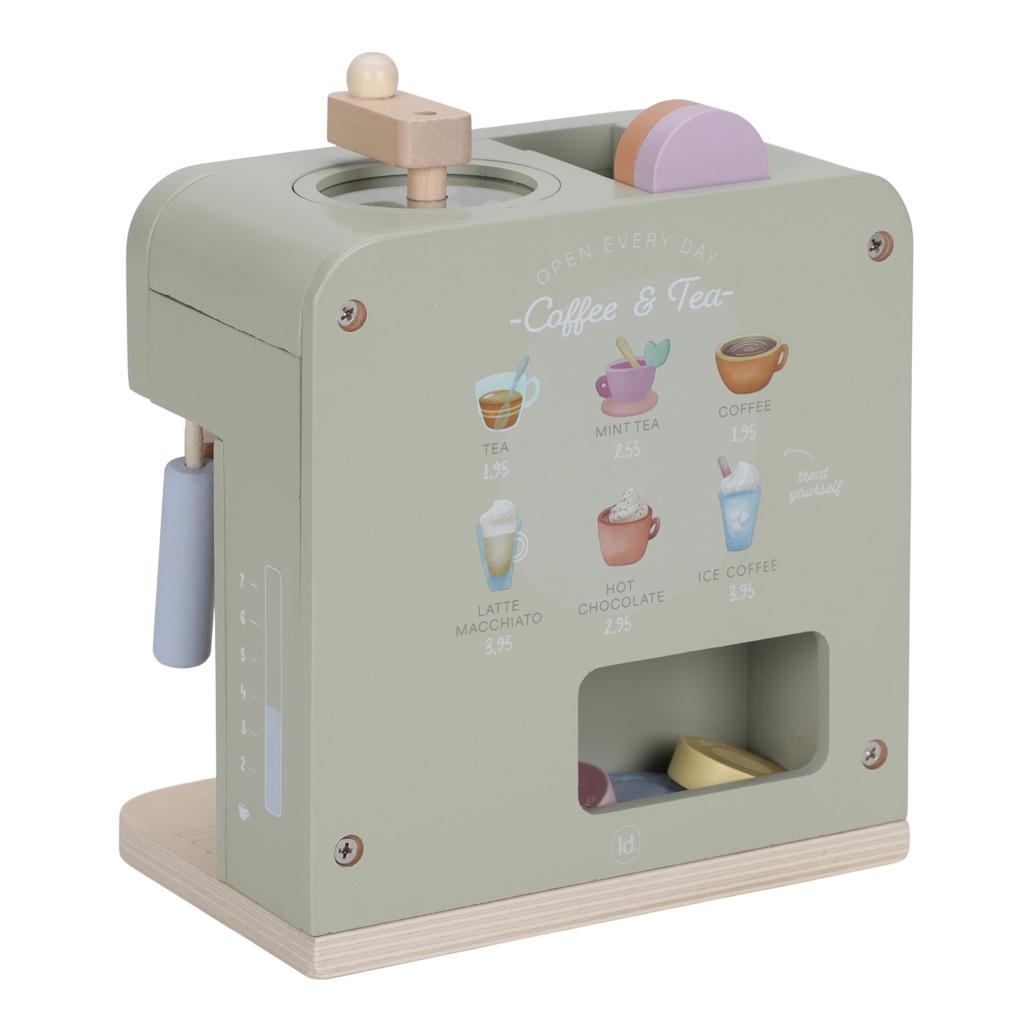 Machine a café en bois - Little Dutch