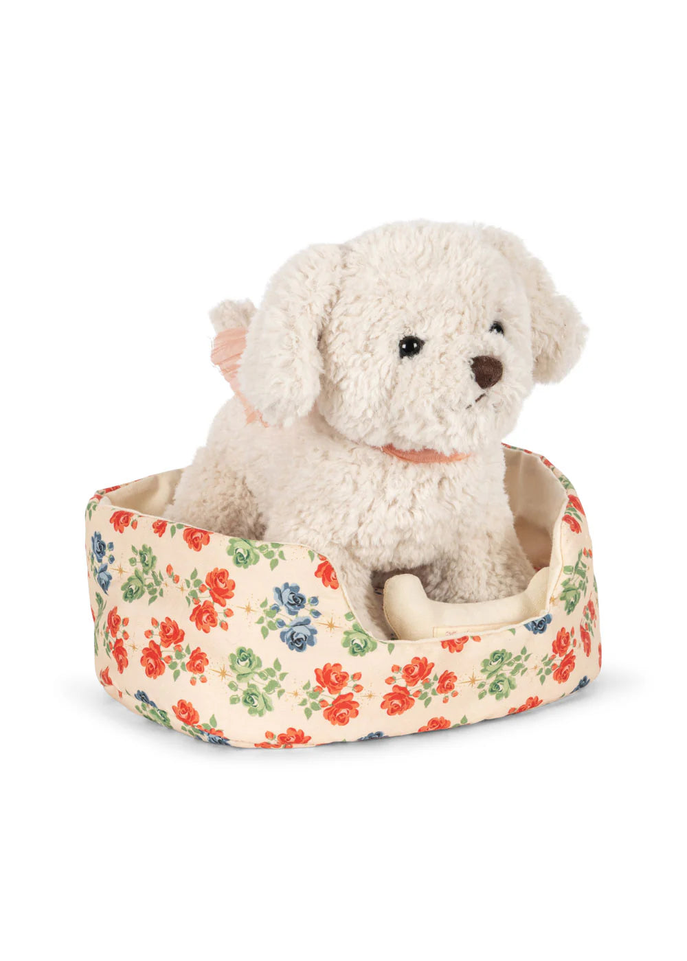 Madeleine le Chiot avec Panier - Peluche - Konges Sløjd