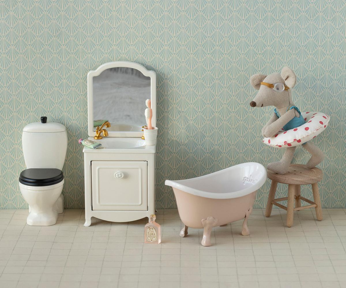 Baignoire, Souris - Rose - Maileg