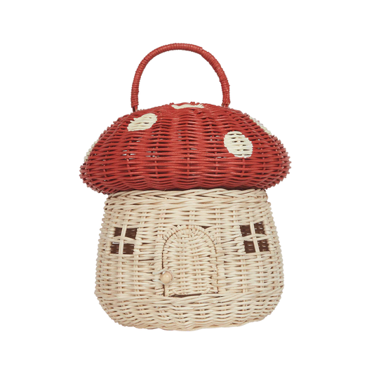 Maison champignons #rouge