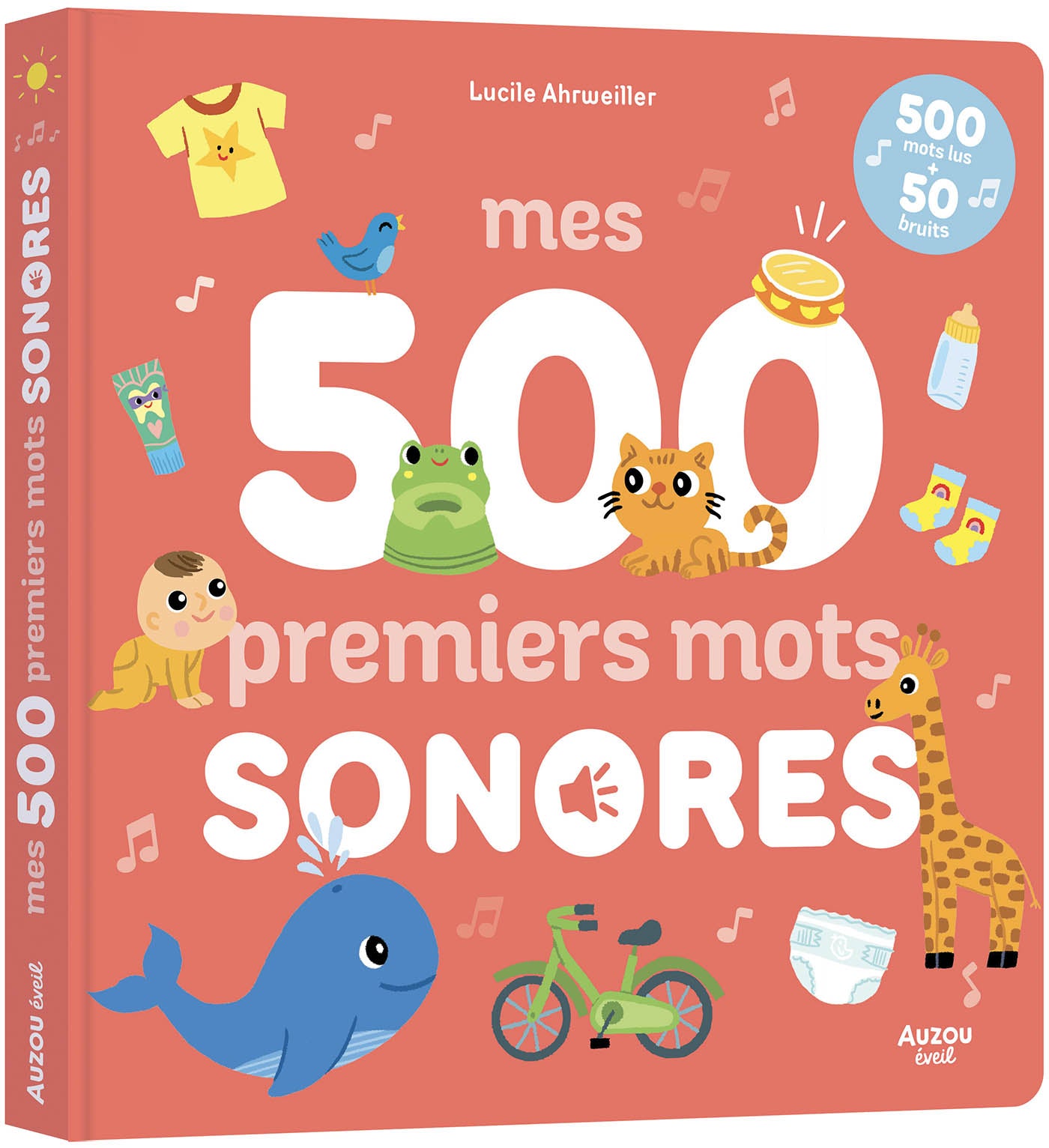 Mes 500 premiers mots sonores #500 pistes lues et 50 bruits - Auzou